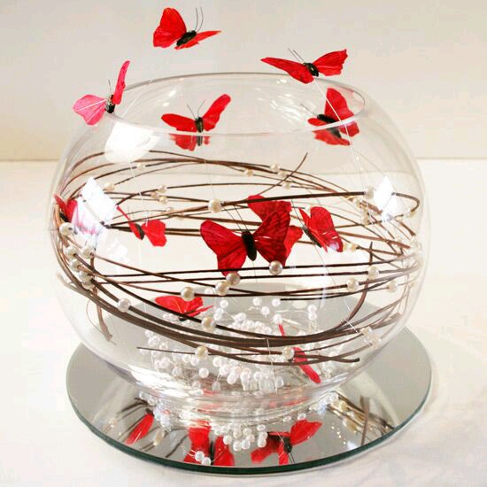 Crea bellos centros de mesa con tema de mariposas