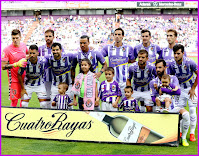 REAL VALLADOLID C. F. - Valladolid, España - Temporada 2016-17 - Becerra, Michel, André Leao, Juan Villar y Rafa; Javi Moyano, Álex López, Raúl de Tomás, Balbi, Guitián y José - REAL VALLADOLID C. F. 1 (Raúl de Tomás) S. D. HUESCA 2 (Camacho, Samu Sáinz) - 24/09/2016 - Liga de 2ª División, jornada 7 - Valladolid, estadio José Zorrilla