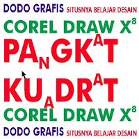 Membuat Pangkat kuadrat Corel Draw