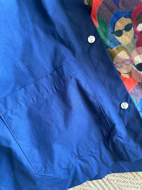 Diary of a Chain Stitcher: Papercut Patterns Waver Jacket in Showerproof Cotton Blend from The Fabric Store