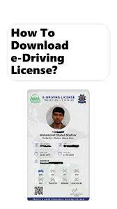 E Driving License