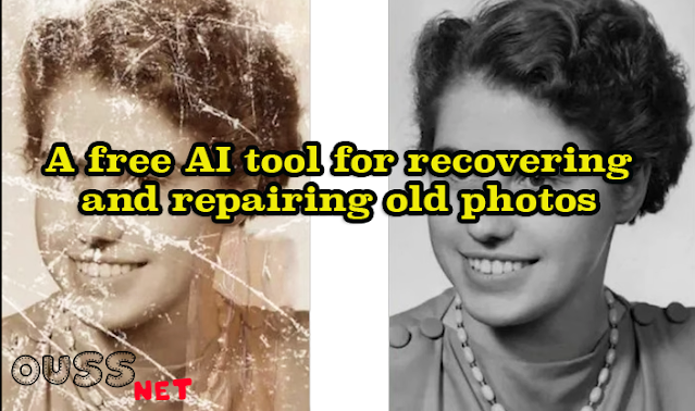 A free AI tool for recovering and repairing old photos