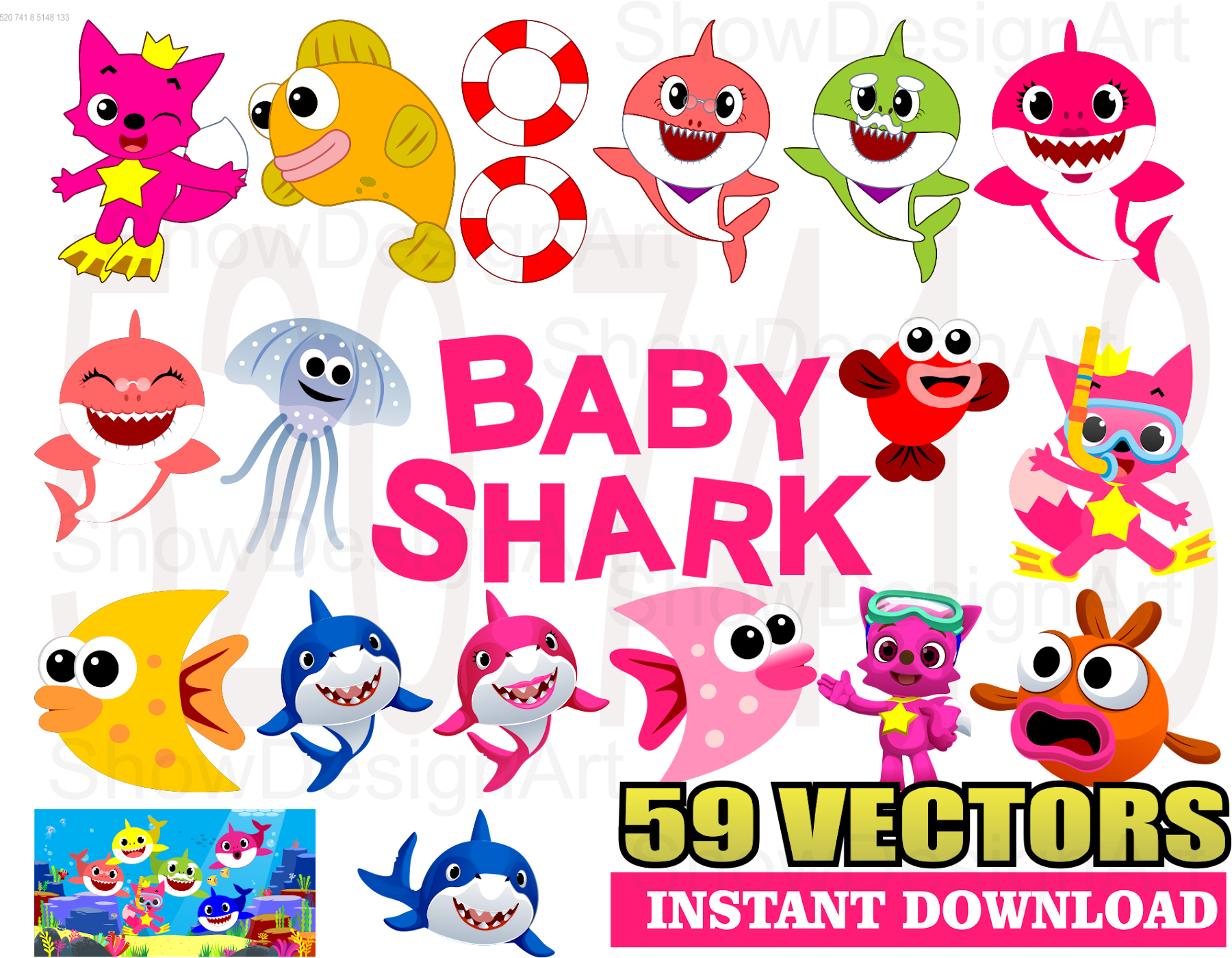 Download Free 328 Baby Shark Images Svg SVG PNG EPS DXF File for Cricut, Silhouette and Other Machine
