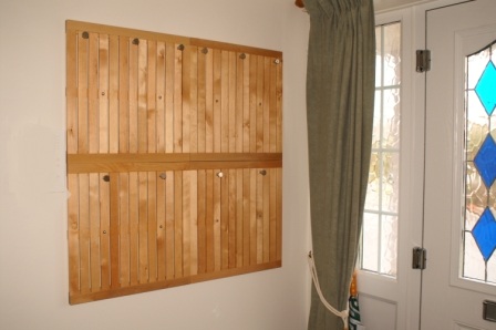 Coat Rack with a bit of Wall Protection