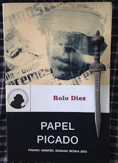 Portada del libro Papel picado, de Rolo Díez