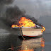 Πυρκαγιά σε θαλαμηγό με 6 επιβαίνοντες στο Παλιούρι Χαλκιδικής – Συνελήφθη ο κυβερνήτης
