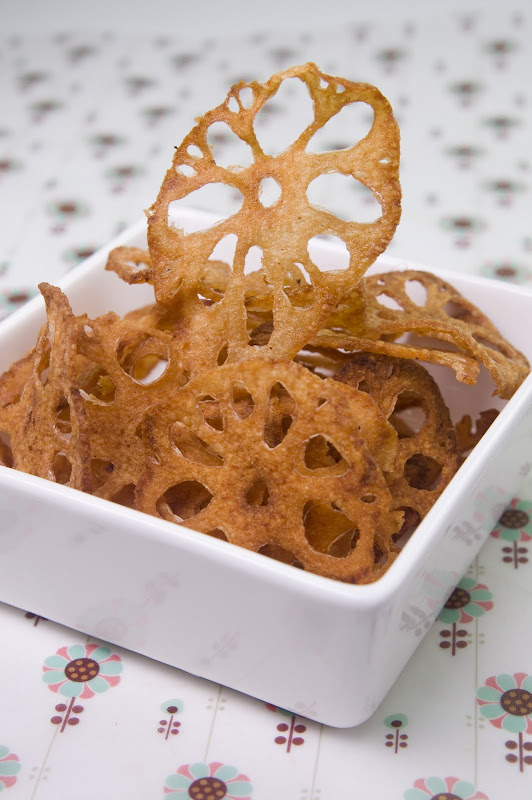 Deep Fried Lotus Root Chips