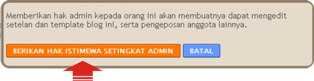 Mengganti Email Pada Blogger