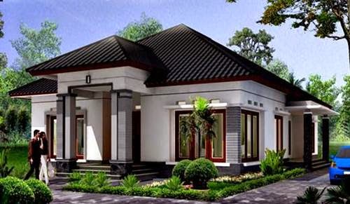  Gambar  Desain  Rumah  Minimalis 1  Lantai  Terbaru 2019 Foto 