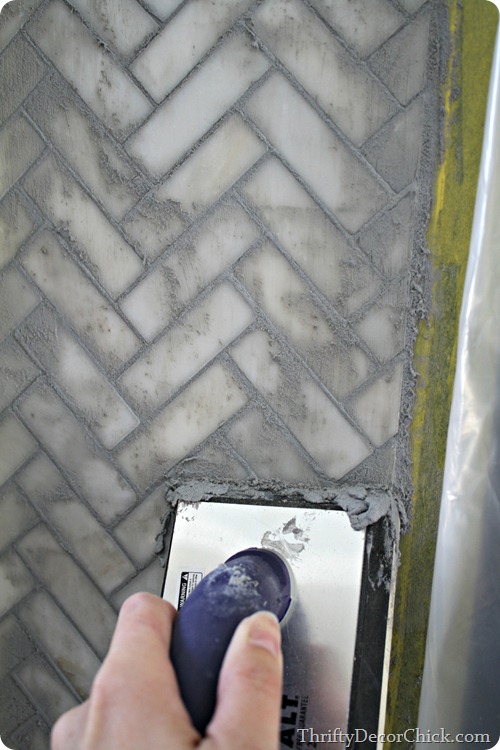 tips for grouting marble tiles