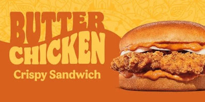 Burger King Canada Butter Chicken Crispy Sandwich