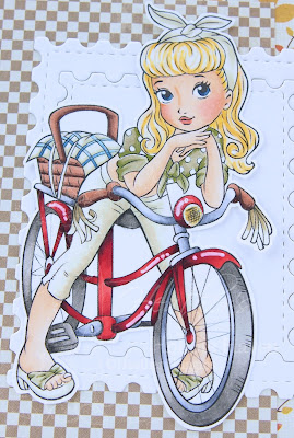 Heather's Hobbie Haven - Color Wednesday - Cute Bike