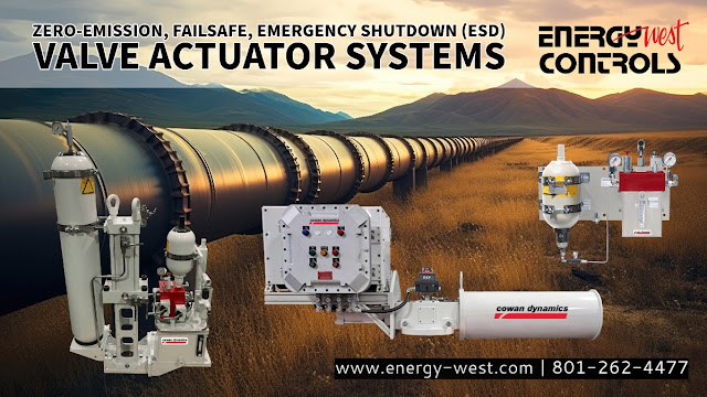 Zero-Emission, Failsafe, Emergency Shutdown (ESD) Valve Actuator Systems