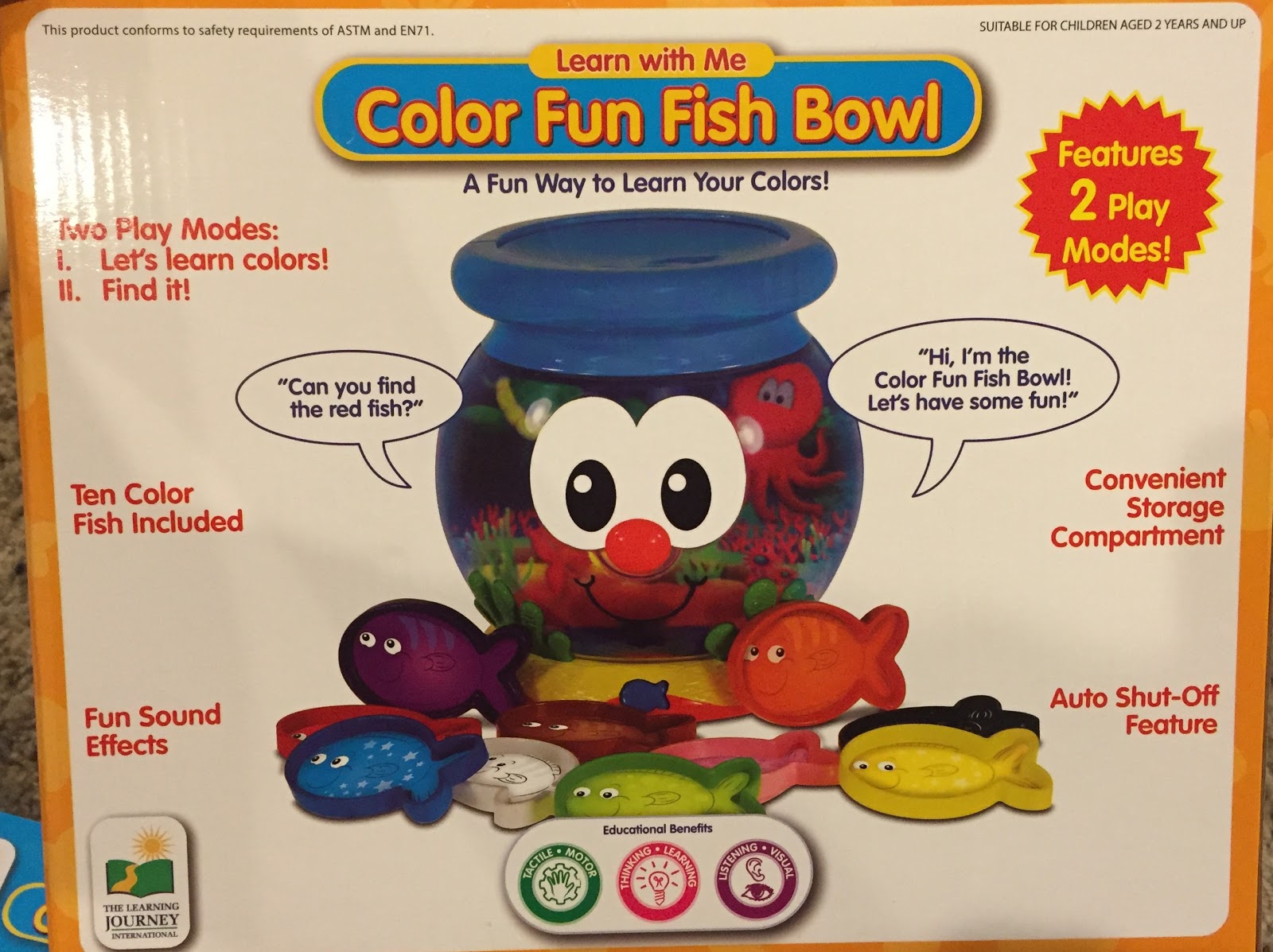 Sunshine and a Summer Breeze: The Learning Journey Color Fun Fish Bowl  Review