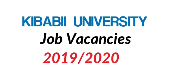 Kibabii university job vacancies 2019