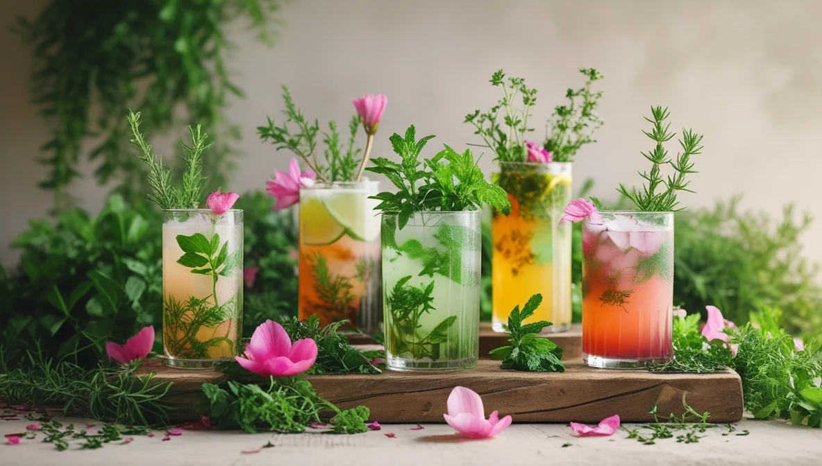 Creative Beverage Recipes Featuring Fresh Herbs