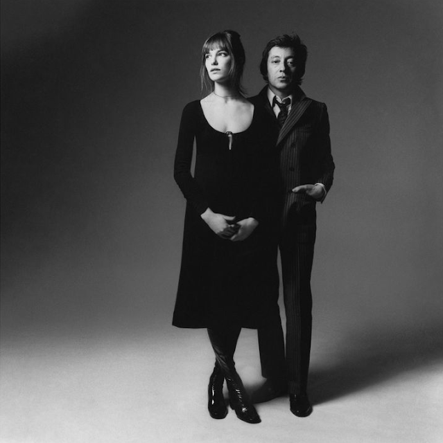 1970. Jane Birkin and Serge Gainsbourg photographed by Bert Stern for Vogue
