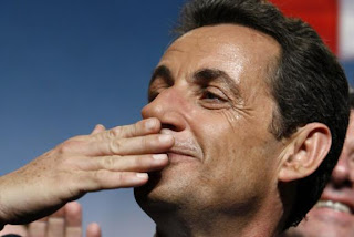 Nicolas Sarkozy at Marseille on April 19