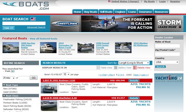 Boats.com for Buy Used Fishing Boats