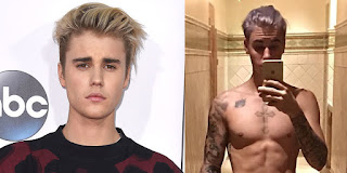 Foto Model Rambut Justin Bieber Terbaru 2016 Trend Warna Ungu Duyung 