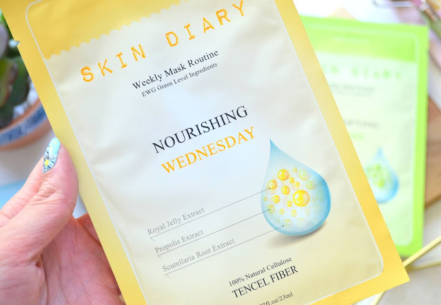 Bix Beauty Skin Diary Weekly Mask Routine