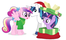 “It’s the best present ever!” squealed both Cadence and Li’l Twilight. Merry Christmas / Happy Hearth’s Warming to all. May you also get the best gift ...