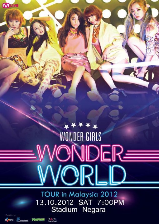 Wonder Girls Concert Malaysia World Tour 2012: Tickets 