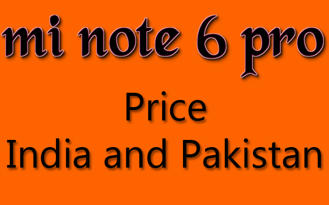  ye xiaomi company ka mobile hai our ye abhi abhi india mai october  Mi Note 6 Pro ka india mai price | full specification | Mr Solution