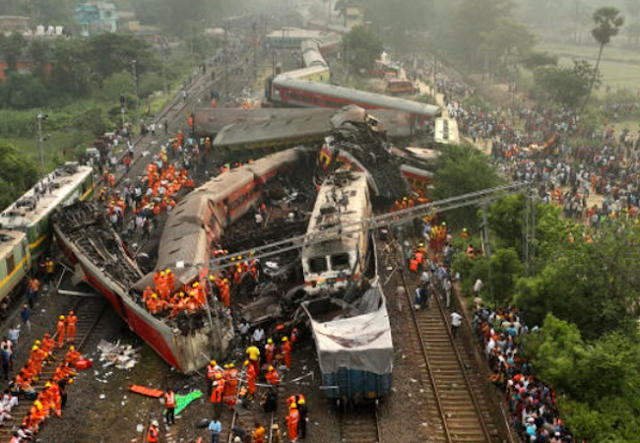 India train crash kills over 280, injures 900 in one of nation's worst rail disasters