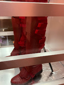 Katniss red armour costume boots Hunger Games Mockingjay 2