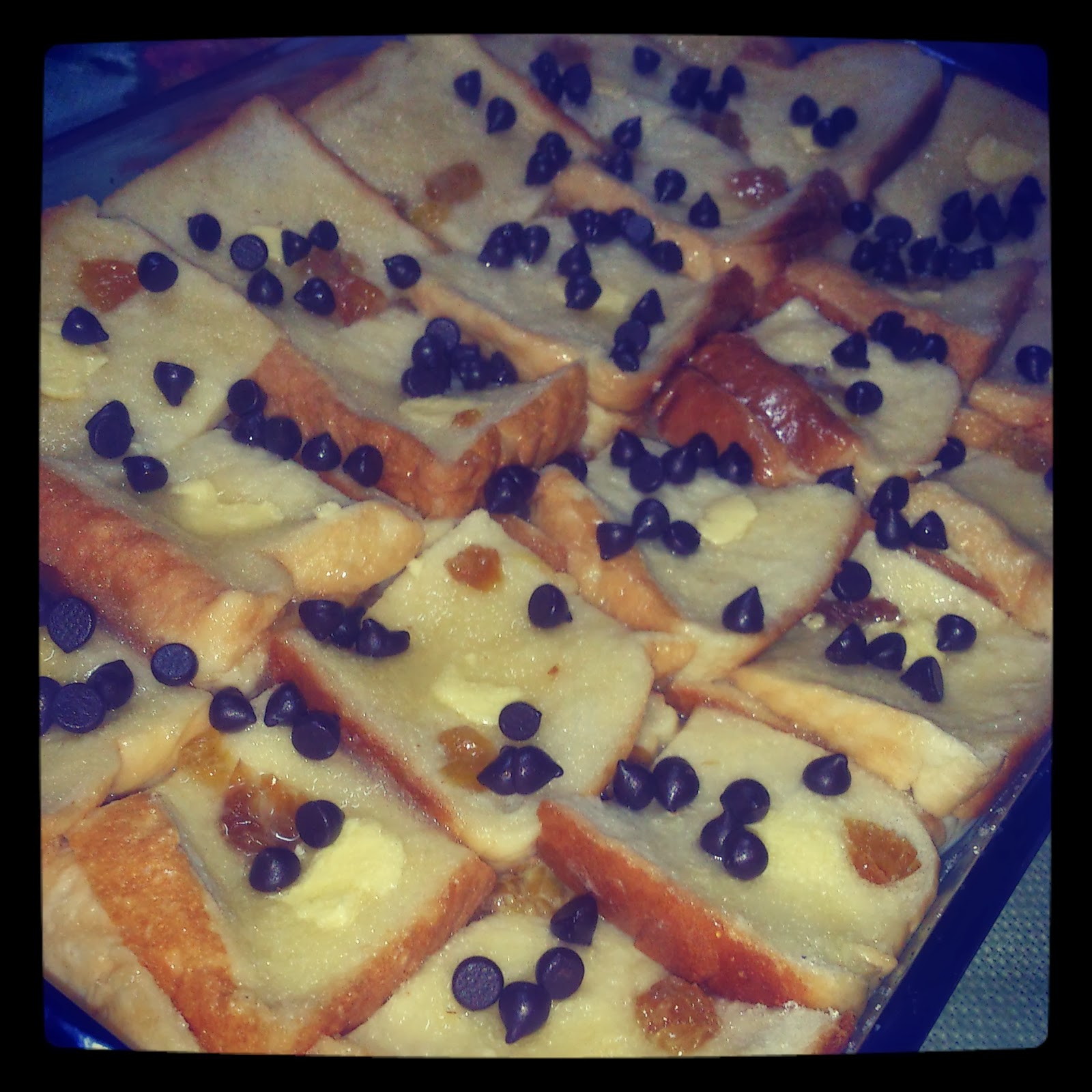 My Life &amp; My Loves ::.: Puding Roti Kismis + Chocolate Chip