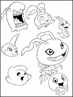 Desenhos do Digimon para Colorir