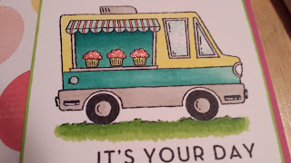 fresh crafts blog - food truck birthday card