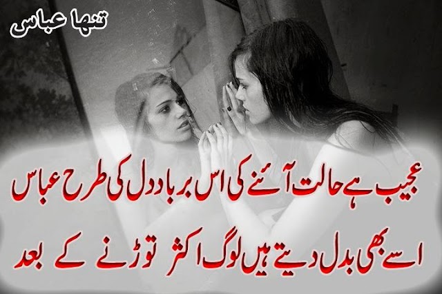 Bhoola daite hain loag aksar tourhne ke baad Urdu Poetry Sad