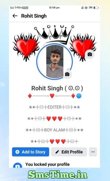 Facebook bio