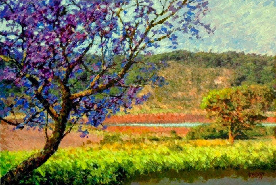 Brazilian Impressionist Painter | Washington Maguetas | 1942