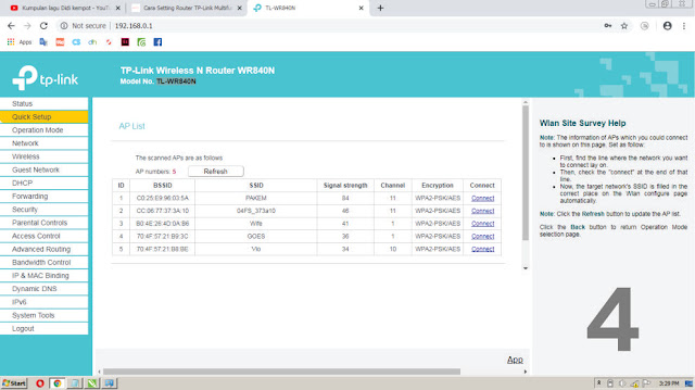 Cara Setting Wifi Range Extender/Nembak Wifi Menggunakan TL-WR840N.