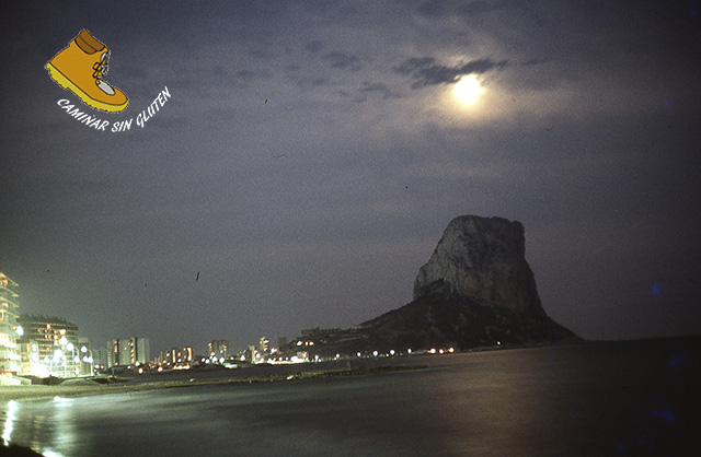 NOCHE EN CALPA TRAS ESCALAR EL PEÑON DE IFACH MAYO 1981