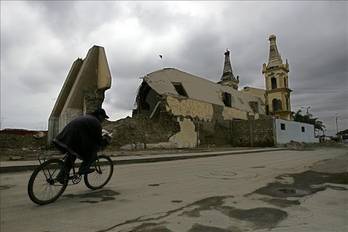 Más de 100 heridos dejó un sismo de 6.3 grados en Perú