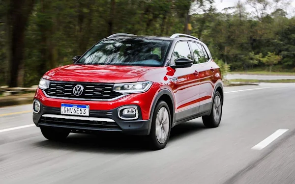 Volkswagen T-Cross lidera mercado brasileiro em 12 de janeiro