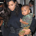 Kanye West na  Kim K wakitoka lunch na watoto wao,Saint na North West .[PICHA]