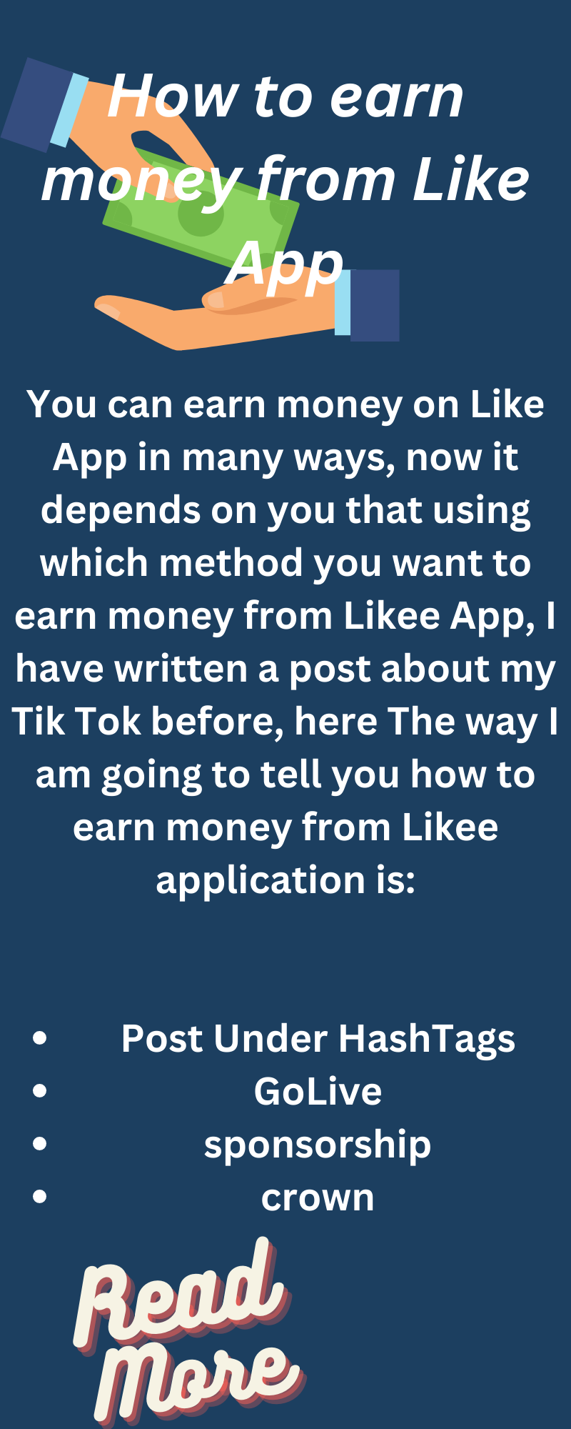 How to Earn Money from Like APP 2023