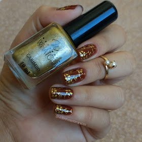 Golden Satin whatcha + camurça anita esmaltes