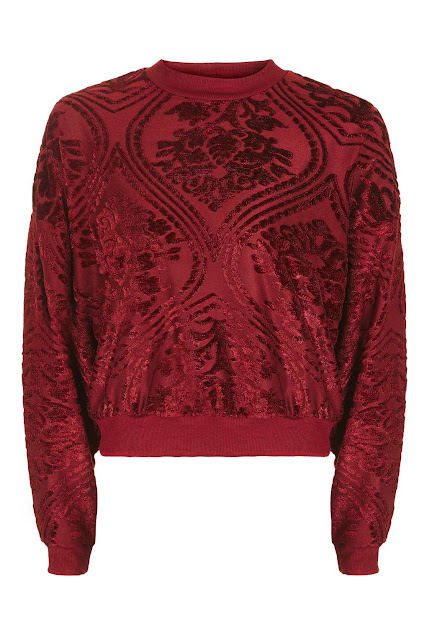 red velvet jumper