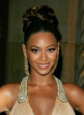 beyonce updo hairstyles