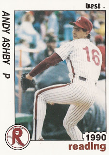 Andy Ashby 1990 Reading Phillies card