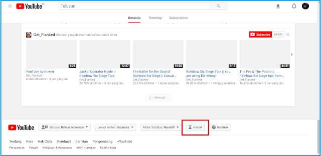 Cara Mengetahui Riwayat Tontonan di Youtube