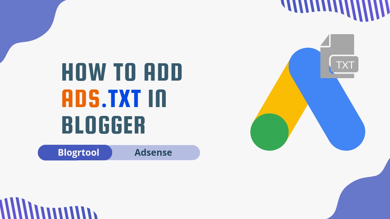 How to fix ads.txt in Blogger