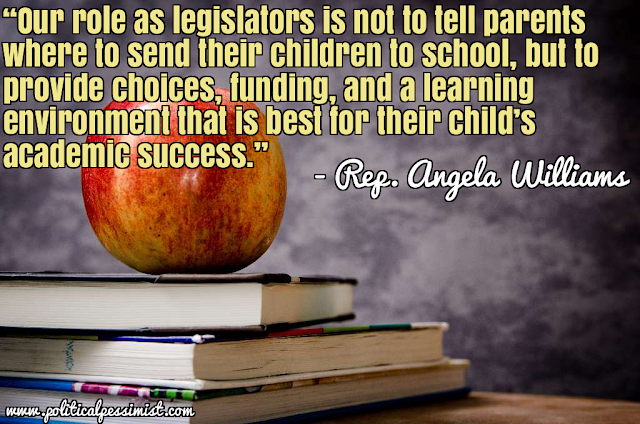 Angela Williams quote, school choice