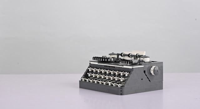 Nifeliz Retro Typewriter Compatible With Lego